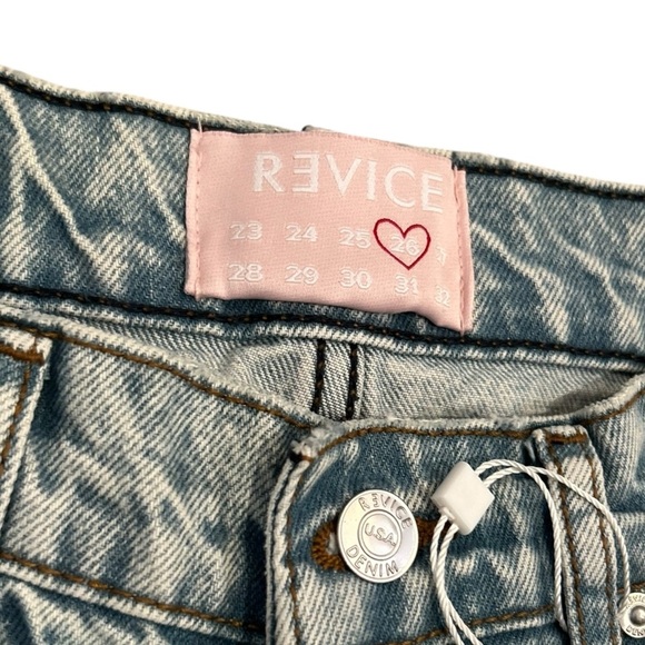 NWT Revice Denim EX-BOYFRIEND B-BOY Blue Denim Jeans Sz. 26 (Actual 28) - Picture 3 of 7